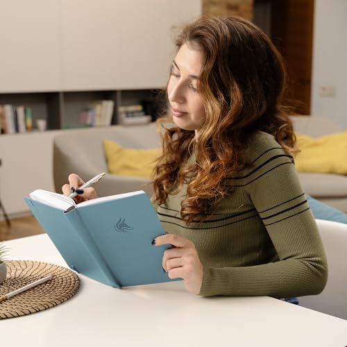 Clever Fox One Line A Day Journal – 5-Year Memory Notebook – Daily Time Capsule Diary for Women & Men –Five-Year Day-by-Day Planner (Aquamarine) - color: Aquamarine