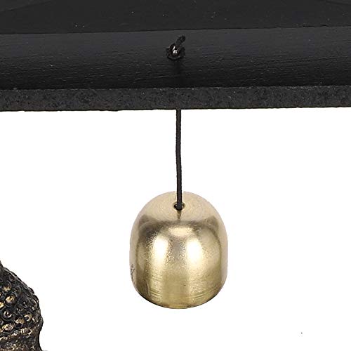 Zen Garden Desktop Sitting Buddha Ornament, Statue with Incense Holder Sand Decorative Stone Accessories for Home Office and Work Desk Collectible Figurines[1906]