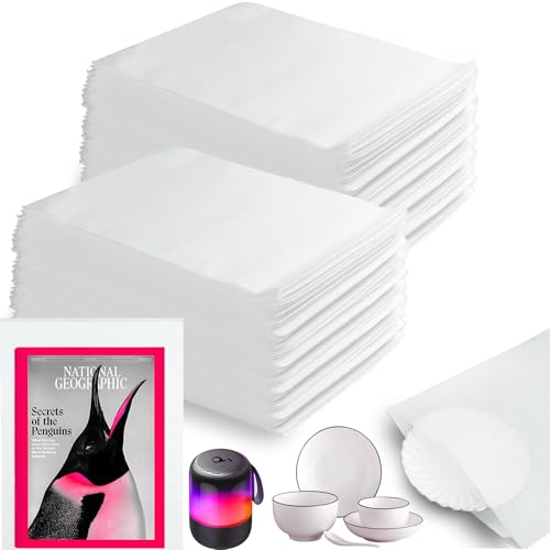 100 Pack Foam Pouches, Cushion Foam Wrap Pouches for Moving and Storing, 12"x14" Foam Wrap Pouches Protect Fragile Items, Protect Mug, Glasses, China, and Dishes, Packing Supplies - size: 12"X 14" 100PCS