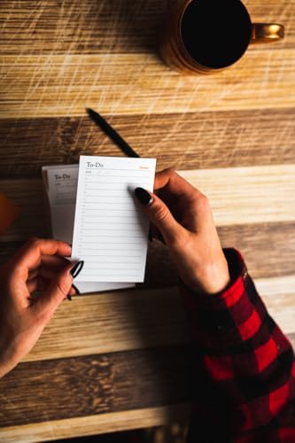 Notsu To Do List Grid Index Cards 3x5 | 50 Task Planner Vertical Notecards - size: 3x5 Vertical, style: Cards