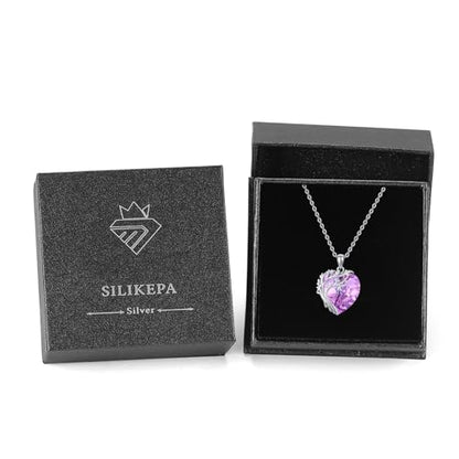 Tree of Life Necklace for Women 925 Sterling Silver Crystal Tree of Life Pendant Necklace Crystal Pendant Jewelry Gift for Women