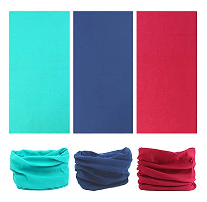 Headband Neck Gaiter Head Wrap Headwear Face Mask Magic Scarf Bandana for Men and Women - color: 9pc.solid Color Series.2