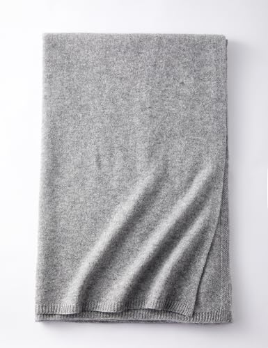 Soft Cashmere Blend Wrap Chic Scarf Stole for Women Wayfarer Travel Extra Large 87"x28" - color: Dark Grey