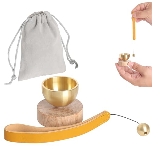 1PCS Mini singing bowl set, suitable for yoga, meditation and relaxation, mindfulness, chakra healing,Creates Beautiful Sound for Healing, Meditation & Relaxation, Gift for Men and Women (Mini size)