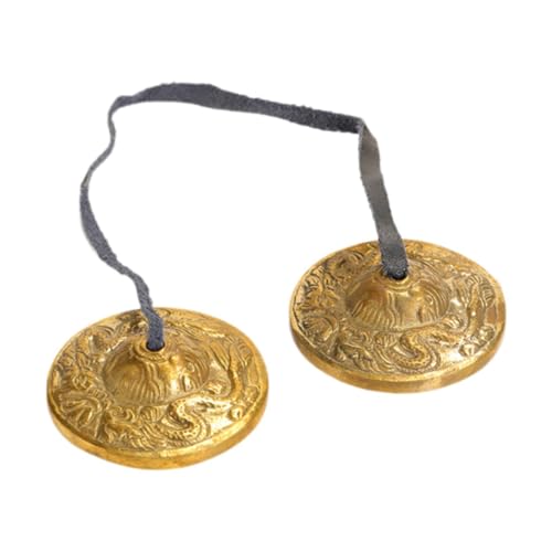 Tibetan Tingsha Chime Bells 6.5cm for Mindfulness Practice, C