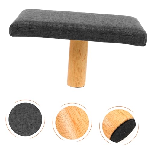 Mobestech Bench Cushion Seat for Comfortable Seiza Position Grey Stool for Prayer and Balance Exercises