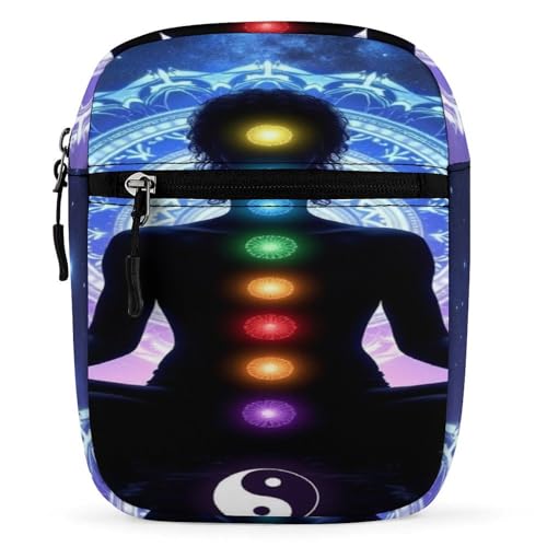 Stylish Messenger Bags Easy to Clean, Sling Backpack with Zipper, Crossbody Bag for Gym - color: Picture(345)