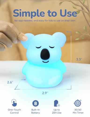 Mini Breathing Pal 'Kyle' - Mindfulness Breathing Light, Guided Visual Meditation Breathing Light, Anxiety Relief Items for Calm Down Corner/Meditation/Sleep Aid for Adult/Kid - size: Kyle (Mini)