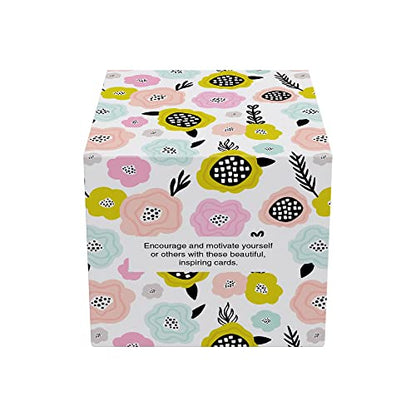 Dessie 60 Motivational Encouragement "You Can Do This" Cards - size: 3.5 x 3.5 inches, style: You can do this