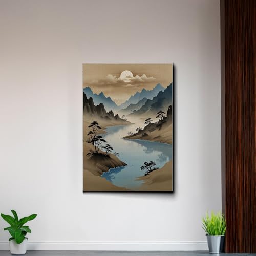 Japanese Wall Art, Minimalist Wall Art, Neutral Abstract Art, Modern Minimalist, Zen Wall Art, Zen Printed Wall Art, Japanese Art Print, Home Decor, Arts