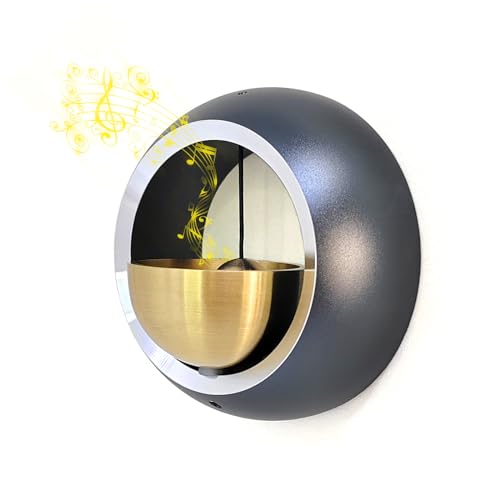Shopkeepers Bell for Door Opening, Door Chime for Business When Entering, Easy to Install Magnetic Doorbell, Unique Business Decorations and Entrance Hanging Decorations- Creative Gift (Dark Gray) - color: Dark Gray