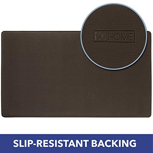 SoHome Cozy Living Anti Fatigue Mat Kitchen Mat Non Slip Stain Resistant Easy Clean 1/2 Inch Thick Kitchen Floor Mats, Turkish Spice 18" x 30" - color: Spice, size: 30"L x 17.5"W x 0.5"Th