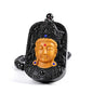 Zen Dear Unisex Natural Ebony Wood Buddhist Prayer Bead Necklace Bracelet Tibetan Prayer Mala Beaded Black - style: 08mm 108beads+guanyin