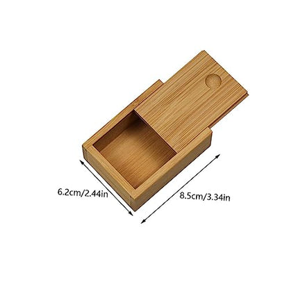 minkissy 1Pc Fashionable Storage Box with Pull out Lid Stylish Jewelry Case for Home Office Decoration Friends