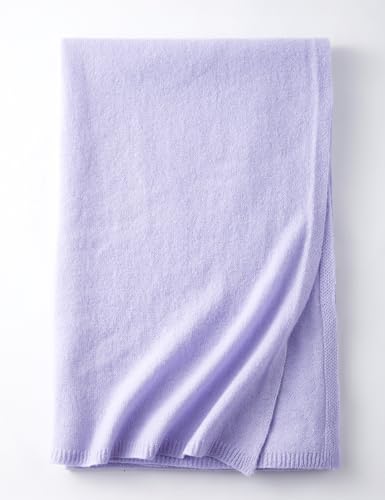 Soft Cashmere Blend Wrap Chic Scarf Stole for Women Wayfarer Travel Extra Large 87"x28" - color: Purpel