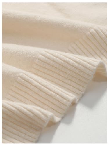 Verdusa Women's Casual Shawl Wraps Striped Knitted Knotted Shawls Scarf Cape