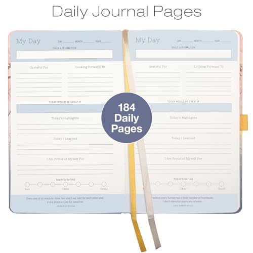 Five Minute Self Care Journal - Colorful Marble - style: Colorful Marble