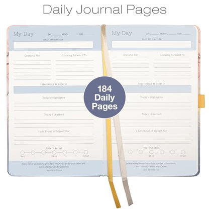 Five Minute Self Care Journal - Colorful Marble - style: Colorful Marble