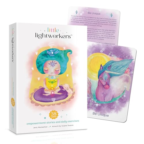 Mindfulness & Affirmation Cards for Kids – 38 XL Activity Cards for Emotional Growth – Rhyming Stories, Visualization & Calming Practices