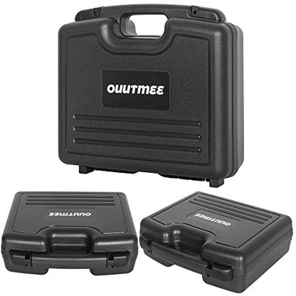 Portable Hard Case 12.2" x 9.85" x 3.77" with Customizable Diced Foam,Protects for Equipments, Electronics, Tools, Microphones, Recorder and More