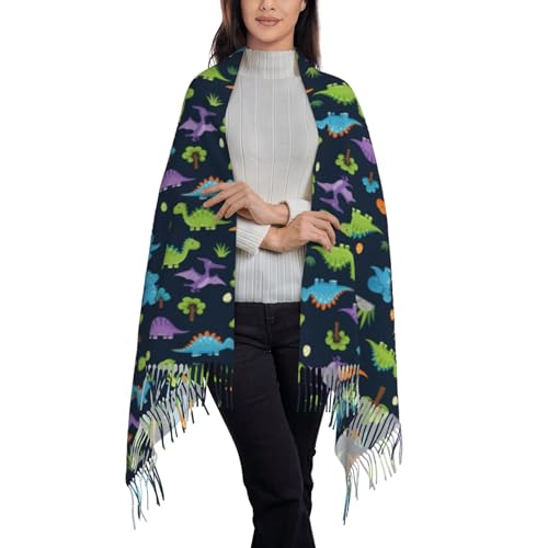 Supdreamc Cashmere Feel Scarf Soft Women Warm Cozy Scarves Multiple Colors - color: Picture (152)