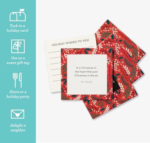 Compendium ThoughtFulls Pop-Open Cards — 3-Pack of Shine, Believe, Merry Christmas — 90 Pop-Open Cards, Each with a Different Message Inside - color: Shine, Believe, Merry Christmas