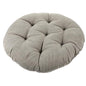 SUPVOX Corduroy Meditation Floor Cushion Seat Pillow 42cm Diameter Thick Plush Pad for Adults Yoga Living Room Tatami Outdoor Use Charcoal Gray