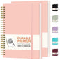 Forvencer 2 Pack Blank Spiral Notebook, 8"x 5.6"Hardcover Sketch Book, 100GSM Thick Paper, Art Sketchbook for Women & Adult, 100 pages / 50 Sheets Drawing Book Journal for School Office Drawing, Pink - color: Pink