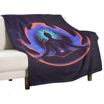 Meditation Zen Abstract Throw Blankets,Blanket Super Soft Cozy Warm Bed Blanket Couch Decorative Throw Blankets for Living Room Bedroom Dorm