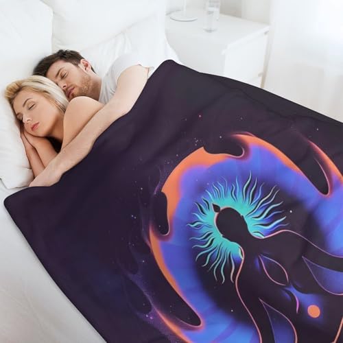 Meditation Zen Abstract Throw Blankets Blanket Bed Blanket Couch Decorative Throw Blankets Soft Cozy Warm Living Room Bedroom - size: 30"*40"（76*100cm）