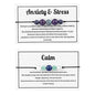 tenghong2021 Chakra Crystal Beaded Bracelet with Wish Card Adjustable Spiritual Anxiety Stone Beads Braide String Bracelet Yoga Meditation for Women Men Jewelry Birthday Gifts-AnxietyCalm