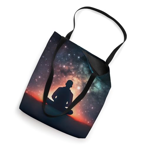 Meditation Spiritual At Night Yoga Tote Bag