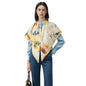 Cashmere-soft Mercerized wool Shawl Pashmina Lightweight Travel Wrap & Evening Scarf |Office |Wedding - color: 21 Yellow