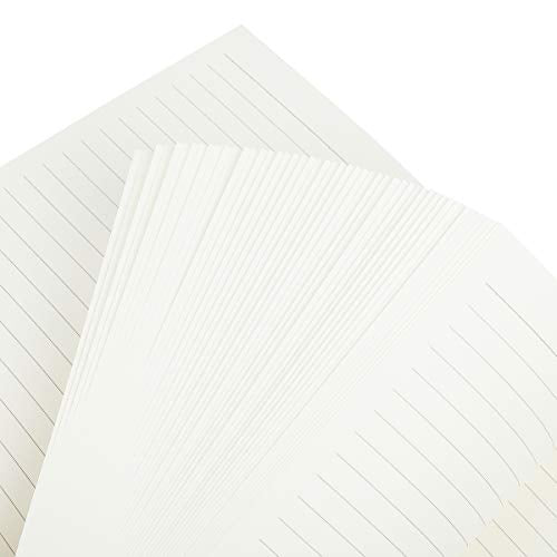 A5 Hardback Notebook Journal, Thick Classic Notebook, Hardcover Executive Notebooks, Plain Basics Journal, 296pp, 80gsm, 8.4 x 5.7 inch (Kraft)
