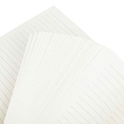 A5 Hardback Notebook Journal, Thick Classic Notebook, Hardcover Executive Notebooks, Plain Basics Journal, 296pp, 80gsm, 8.4 x 5.7 inch (Kraft)
