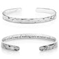 Carviell Bracelet - Gifts for Women – Inspirational, Friendship, Love, Mom, Daughter, Sister, Christian, Graduation, Memorial & Wedding Gifts – 100+ Phrases – Stainless Steel, Gift-Ready - style: SISTER'S Gift - A sister is God’s way of making sure we nev