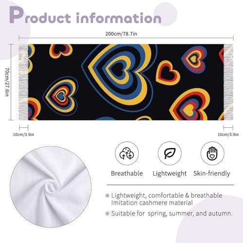 Ladies Warm Autumn Scarf Pashmina Wraps Shawl Winter Cozy - color: Picture (377)