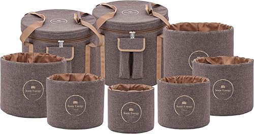 Crystal Singing Bowl Travel Bag Set