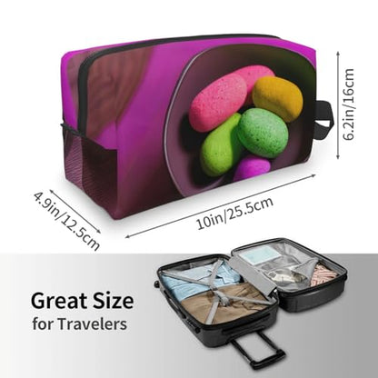Yoga Meditation Cosmetic Bags For Women Small Makeup Bag For Purse Makeup Pouch Travel Makeup Bag With Zipper