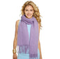 Winter Soft Long Scarf, Pashmina Shawls and Wraps, Warm Large Scarves for Men Women Evening Dress Wedding - color: Light Purple