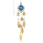7 Chakra Meditation Pendant - Metal Leaves and Bell Sound Crisp and Pleasant, Suitable for Home Decoration in Yoga Spaces and Garden Scenes, and is The Preferred Gift for Meditators (Meditation Bell)