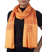 Yoga Scarf Meditation Shawl Large Wrap Hindu Prayer Stole OM Ganesha print