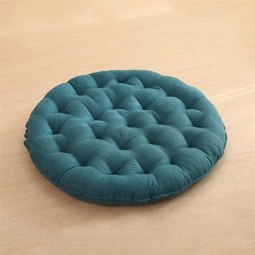 Lifup 25.5'' Floor Pillow Cushions Large Round, 2" Thick Tufted Floor Seat for Classroom Adult Meditation Picnic Party Seating Learning Daycare School Dark Green - color: Dark Green, size: 25.5"W x 25.5"L x 2"H