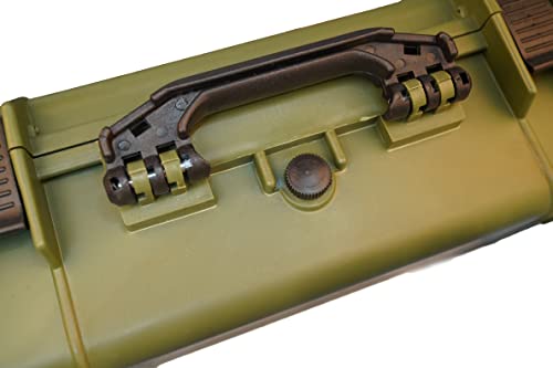 MEIJIA All Weather Portable IP67 Waterproof Protective Case, Hard Camera Case with customizable foam, Perfectly Protection of Camera, Drones,Pistols,Lens,Equipments,18.5 x14.06x6.93inches (Green) - color: Green