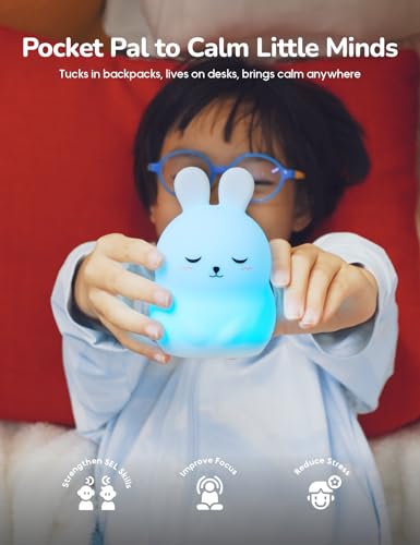 Mini Breathing Pal 'Bonnie' - Mindfulness Breathing Light, Guided Visual Meditation Breathing Light, Anxiety Relief Items for Calm Down Corner/Meditation/Sleep Aid for Adult/Kid - size: Bonnie (Mini)