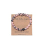 Pingyongchang Stress Relief Anxiety Yoga Bracelet,Mantra Bracelets for Women Natural Crystal Stone Healing Gifts Birthday Gifts for Jade Bracelet for Men - color: Pink Zebra Jasper