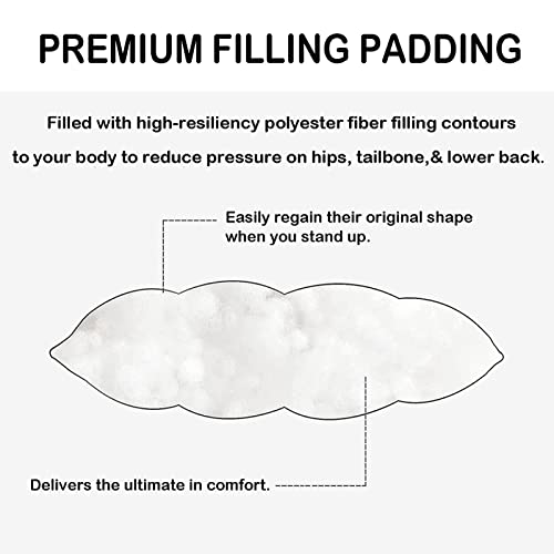 WJXBoos Round Floor Pillows,Extra Thick Large Cushion Pillows Seating Flax Tufted Corduroy Indoor Outdoor Seat Cushion Floor Seat Pads for Bay Window Tatami (Light Blue,17"x17"x5")