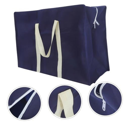 GALPADA 2pcs Large Capacity Non Woven Fabric Storage Bag for Moving and Organizing Durable Quilts and Clothing Carrier Luggage Bag with Sturdy Handles