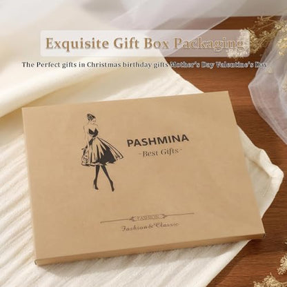 Pashmina Scarf and Shawl - Soft Women Pashminas Wrap for Wedding Evening Party dresses - color: O#. Lavender