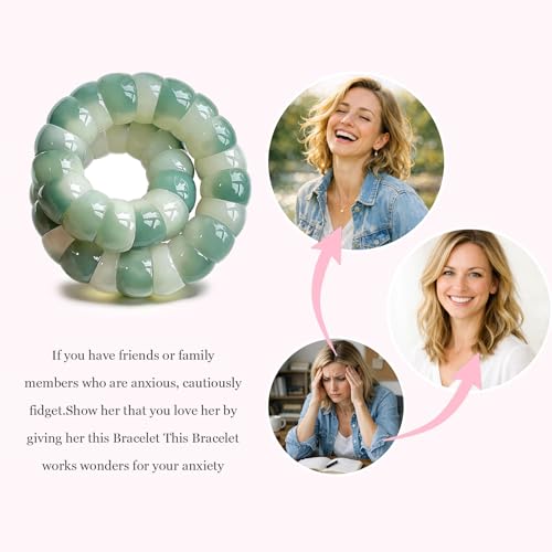 Long tiantian Bodhi Fidget Bracelet for Women Natural Mudi Bodhi Seed Stretch Bracelets Protection Healing Jewelry Anxiety Relief Items - color: A3